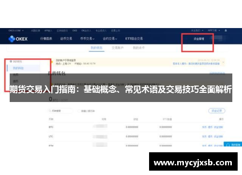 期货交易入门指南：基础概念、常见术语及交易技巧全面解析